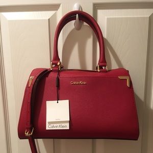 FINAL PRICE - NWT Calvin Klein leather bag - red